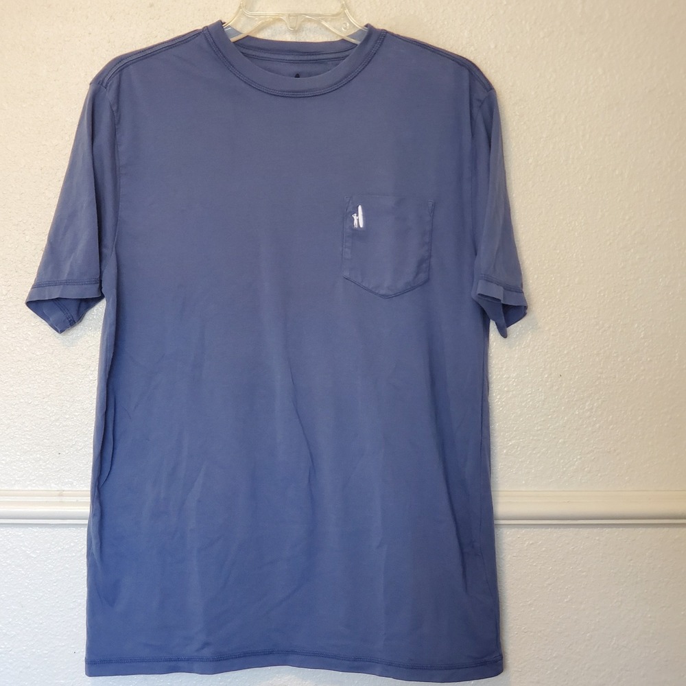 Johnnie-O Mens Pocket T-Shirt Blue USA Flag Golf Graphic JMST2190 Small